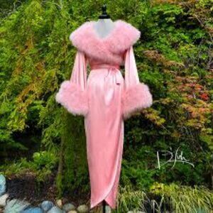 Intimate Dressing Gown Peach Pink, S, NWOT